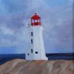 Lighthouse with Red Tower