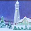 Snowy Lighthouse